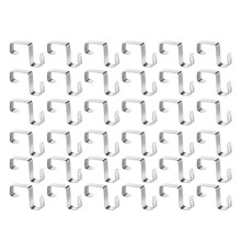 50 Piezas de Ganchos para Canalones de Luz, Ganchos para Canalones para Luces de Exterior, Clips para Luces Navideñas, Colgadores para Canalones