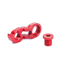 RISK Rear Derailleur Extender Bicycle Frame Gear Link Hanger Extension for 32-52T Cassette MTB Road Bike Tail Hook Red