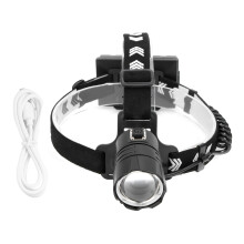 Lampe frontale LED puissante avec longue autonomie, éclairage réglable, rechargeable et étanche pour toutes sortes d'activités de plein air.