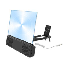 Smartphone Screen Magnifier Projector With3D HD Lens, Universal Foldable Holder For All Mobile Devices - Lightweight Design And Easy Setup For