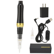 Color Changing Voltage Indicator Tattoo Power Supply With Led Illuminated Hd Lcd Screen Professional Microblading Machine Low Noise Design Five