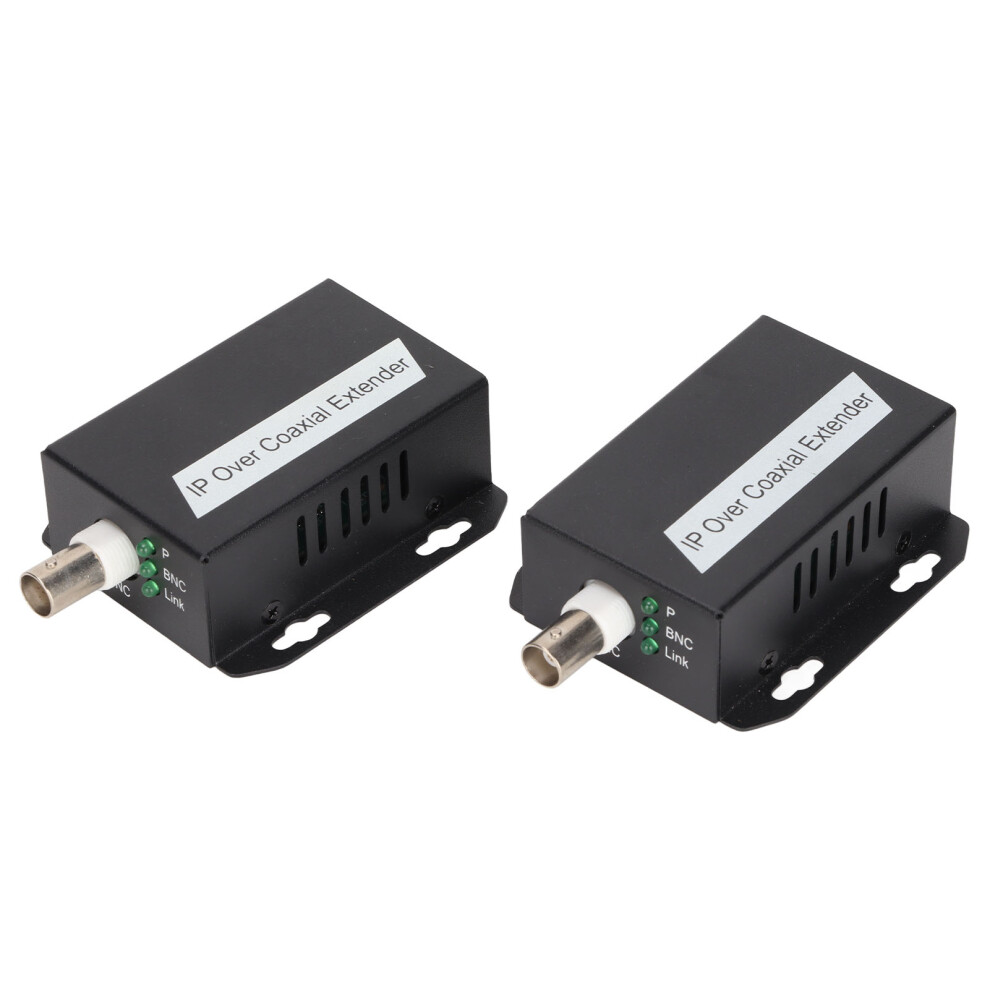 2Pcs Ip Extender Kit, Rj45 & Coax, 100M/500M Distance, Compact 8141390527684
