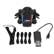 Flying Toy Drones With Altitude Hold Function WiFi FPV Connectivity And Voice Commands Foldable Body LED Light Effects Suitable As Gifts For