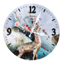 Horloge murale silencieuse (sans tic-tac), design créatif, fonctionne à piles, facile à lire, décorative pour la maison, le bureau, la chambre ou