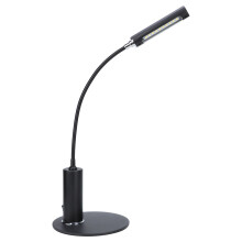 Durable Material LED Desk Lamp USB Battery Operated Flexible Gooseneck Adjustable Lighting Magnetic Base Super Bright White Light Compact Portability