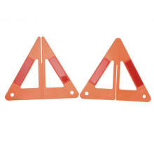 Reflective Warning Triangle Kit For Emergency Roadside Use With Foldable Design And Bright Reflective Surface That Helps Prevent Rear End Collision