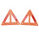 Reflective Warning Triangle Kit For Emergency Roadside Use With Foldable Design And Bright Reflective Surface That Helps Prevent Rear End Collision 1