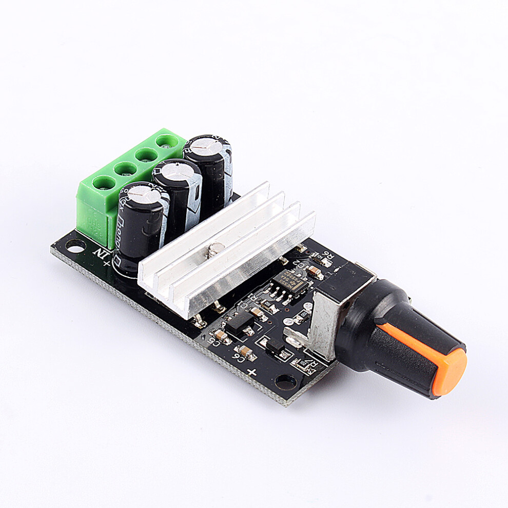 Dc6-28V 3A Pwm Motor Speed Controller Regulator Switch With Knob 4631393088847