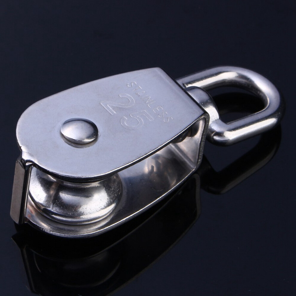360Degree Rotation Swivel Pulley Block Heavy Load Capacity Shock Resistant Design304stainless Steel Waterproof Corrosion Resistance Easy 9448483736855