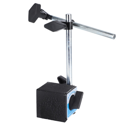 Aluminum Strut Magnetic Base Stand Durable Material Industrial Strength Three Segment Quick Release Precision Adjustment Adjustable Height Rotary 1