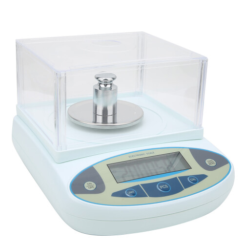 High Sensitivity Sensor Electronic Balance Analytical Balance High Precision Lab Scale LCD Display With Backlight Windshield Manual Calibration Tare 1