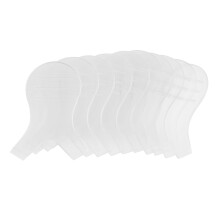 50pcs Silicone Eyelash Brush Set, Portable & Detachable Makeup Tool