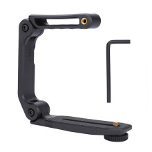 Handheld Stabilizer For Dslr Camera Cold Shoe Mount Kit Built In Hex Wrench Portable Expansion Two Universal Screw Holes Stability Performance