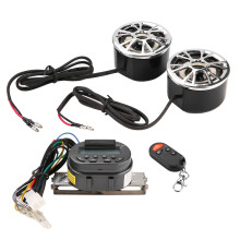 Förstärkarsystem Motorcykel Bluetooth-ljud Vattentät stereohögtalare FM-radio MP3-spelare Högtalare USB-minneskort Universalmontering