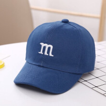 Kids Baseball Cap with M Embroidery, 1-15 Years