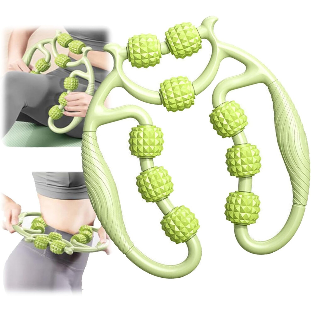 Circular Leg Clamp Massage Roller 9-Wheel