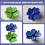 HEMOTON 2Pcs Flower Shaped Pull Handle Zinc Alloy Cabinet Pull Handle Drawer Door Knob Cupboard Knob 8