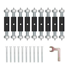Vis de fixation pour prises électriques, outil de réparation de boîtiers de prises avec clé, tige de support isolante, installation rapide et