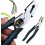 9-in-1 Industrial Multi-Function Pliers with Compound Leverage for Cutting, Pulling, Stripping & Crimping 7