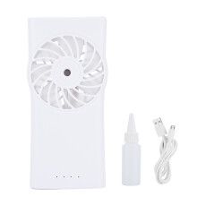 Mini ventilador portátil com 3 velocidades, recarregável via USB, leve e com bateria de longa duração para viagens e atividades ao ar livre -
