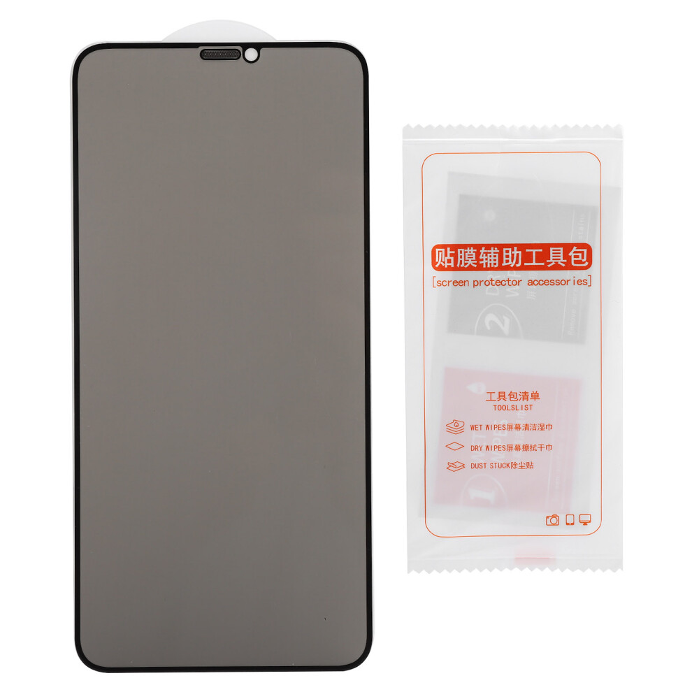Anti Glare Privacy Screen Protector For Iphone Xs Max Full Coverage Tempered Glass Fingerprint Resistant High Definition Screen Guards With Perfect 9357860135313