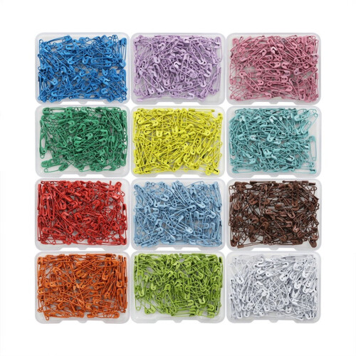 19mm600PCS Παραμάνες Premium, Χρωματιστές Παραμάνες, Παραμάνες Ραπτικής για Χειροτεχνίες 1