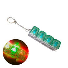 Δοκιμαστής άξονα 4 κλειδιών Clicky Fidget, μπρελόκ με διακόπτη πληκτρολογίου, κουμπί