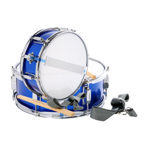 13" Μουσικό Όργανο Snare Drum Μπλε Φορητό Επαγγελματικό Ελαφρύ Μουσικό Τύμπανο Κρουστά