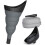 Foldable Female Urinal with Tube and Case, C-Black 1