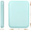 Compact LED Pocket Mirror 1X/3X Magnification Mint Green 7