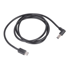 Universele 90 graden oplaadkabel 5,5 x 2,1 mm voor tv's, apparatuur, conferentiesystemen, 3A Power Delivery, meerdere spanningen