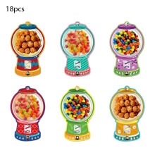 Easter Candy Cards for Kids Plastic Dome Greeting Set 36 Pcs
