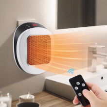 BAISEMAIN 600W PTC Ceramic Space Heater with Remote and LED