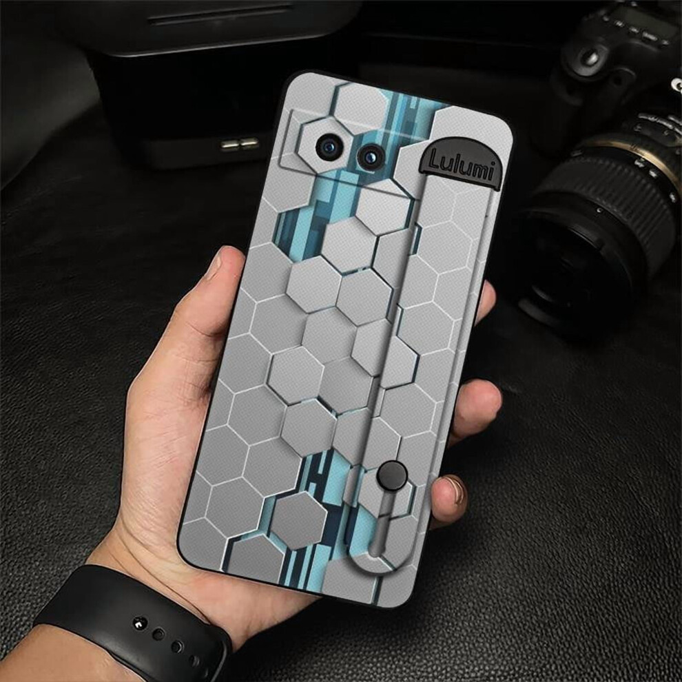 Google Pixel 8A Case Â Soft Silicone Anti-Knock Protective Case With Wristband, Kickstand & Plain Design Â Compatible With Pixel 8A 9482726259800