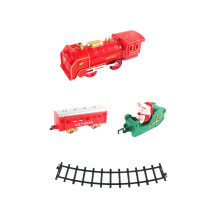Battery-Powered Electric Train Set with Sound & Lights, Compatible with LEGO DUPLO, Christmas Toy for Ages 3-6