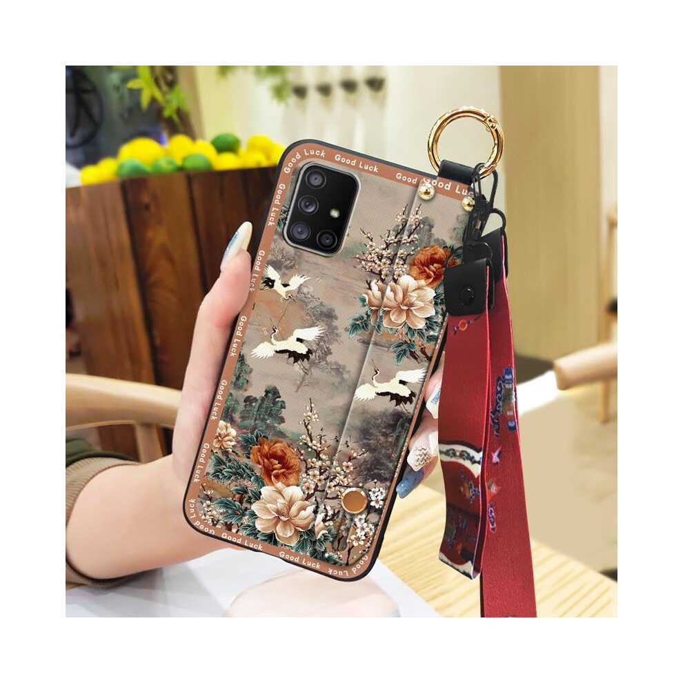 Waterproof Soft Phone Case For Samsung Galaxy A71 5G/A Quantum Â Anti-Knock, Dust-Resistant, Wristband Lanyard For Mom 9499224216433