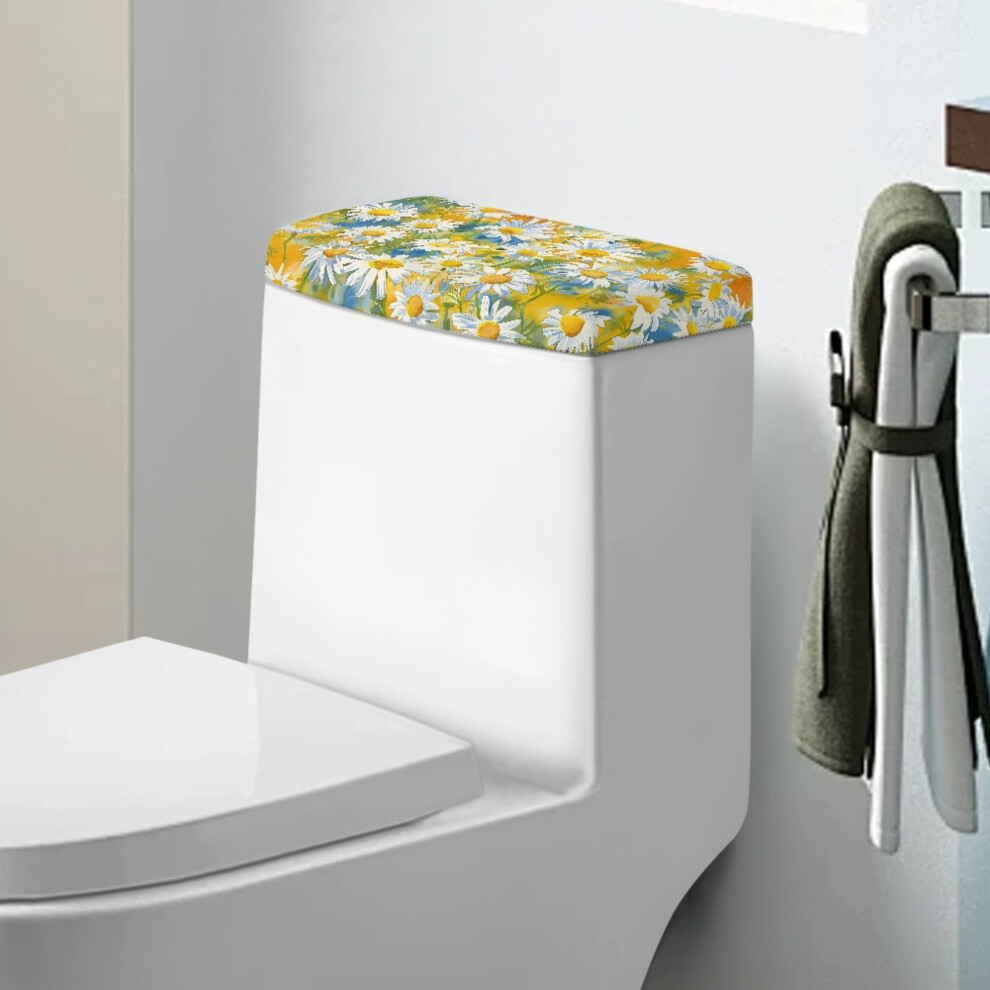 Daisy Toilet Tank Dust Cover Elastic Lid Pack Of 2 9178400874635
