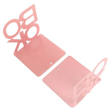 Heavy Duty Metal L-Shaped Book Support Organizer, Non Slip, 13.8cm