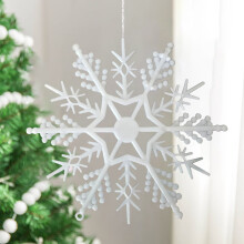 12 stuks sprankelende kerstsneeuwvlokversieringen voor boom, raam en plafond – geschikt voor winterse en nieuwjaarsdecoraties