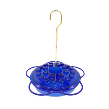 Runder Kolibri-Futterspender aus Glas, bienen- und eichhörnchensicher mit Ameisenschutz – kompatibel mit Standard-Aufhängesystemen