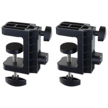Pince en C universelle avec trou de 12 mm pour support de bureau, écrans LCD, bureaux, chariots, tables de travail
