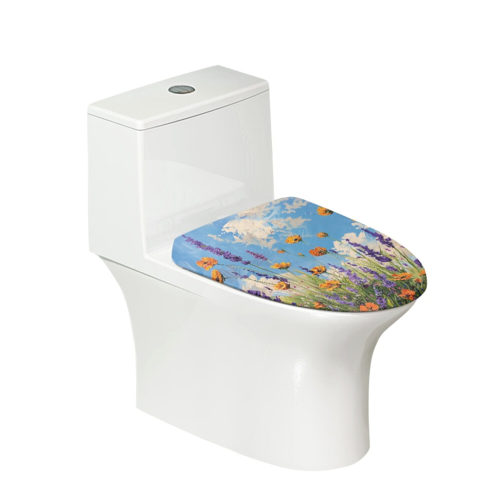 Soft Reusable Toilet Seat Lid Cover With Elastic Edges 9178400876271
