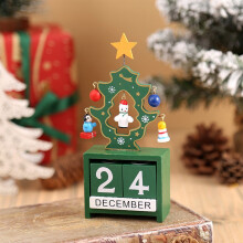 AuroraX Christmas Advent Calendar Digital 2025 Wooden Elk/Tree Countdown Calendar with Chocolate Rack Surprise Christmas DIY Ornaments Gifts for