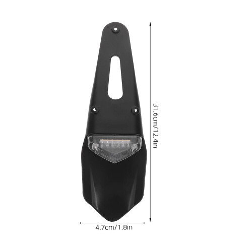 Rear Mount LED Tail Light for Motorcycle with Brake and 1