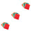 120Pcs Durable Nonwoven Cloth Pieces Assorted Colors for Crafting Use 5