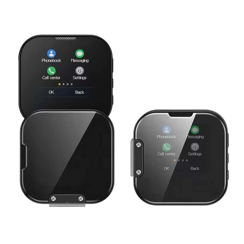 Mini Flip Phone With Hd Touch Screen, Dual-Sim, 2G Network, Foldable Smartphone (Black) Black 9499224219083