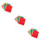 120Pcs Durable Nonwoven Cloth Pieces Assorted Colors for Crafting Use 8