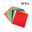 120Pcs Durable Nonwoven Cloth Pieces Assorted Colors for Crafting Use 9