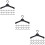 300Pcs Black Plastic Doll Clothes Hangers Mini Rack for Doll Wardrobe 10