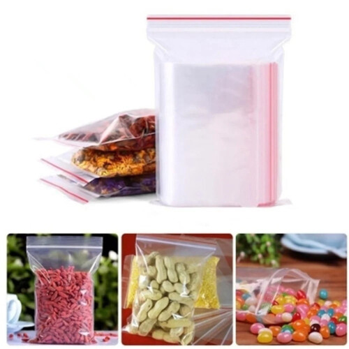 Plastic Ziplock Bags Clear Reclosable 400 PCS 1